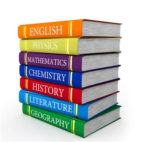 Stack Of Textbooks With Different Colors Stock Photo | PowerPoint Slide Clipart | Example of ...