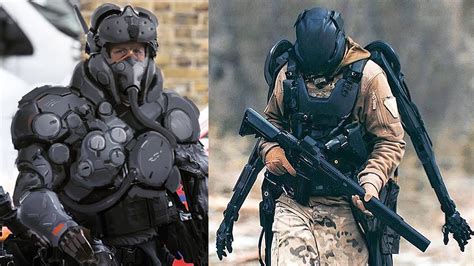 Futuristic Military Body Armor