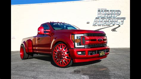 WhipAddict: 2018 Ford F350 Single Cab Dually on American Force 28s - YouTube