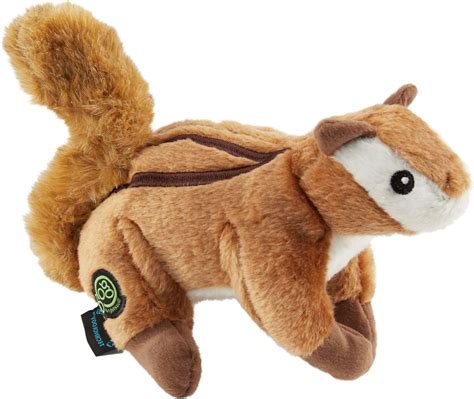 GODOG Wildlife Chew Guard Chipmunk Squeaky Plush Dog Toy, Large - Chewy.com