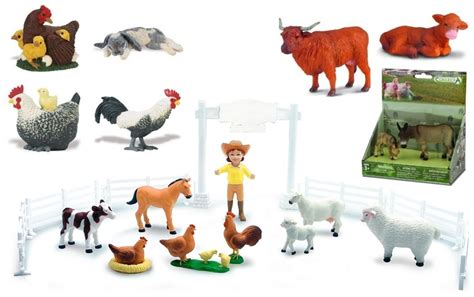 assorted 1-32 scale farm animals (chickens, donkeys, highland cows & lop-eared rabbit) ในปี 2022