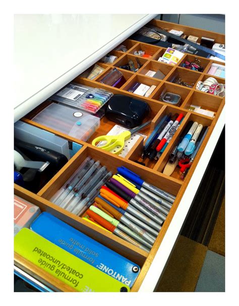 Drawer organization Desk Drawer Organisation, Diy Drawer Organizer ...