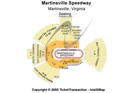 Martinsville Speedway Tickets in Ridgeway Virginia, Seating Charts ...