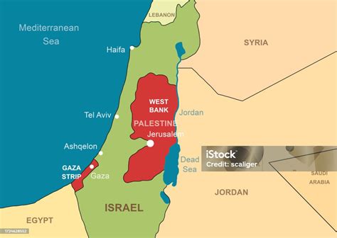 Map Of Israel/Palestinian Territories Overlaid Onto Map Of, 60% OFF