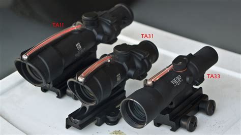 Trijicon ACOG Comparison: TA11 vs TA31 vs TA33 vs TA44-C