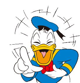 Donald Duck Sticker - Donald Duck Laughing - Discover & Share GIFs