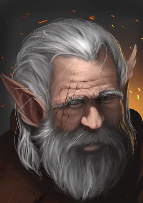 Old Gnome | Dungeons and dragons characters, Elves fantasy, Character portraits