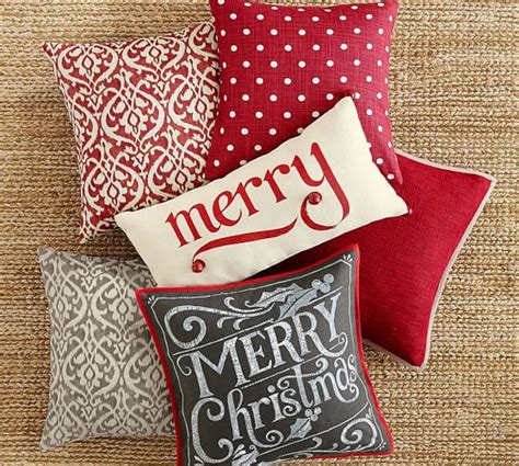 Merry Christmas Pillow Cover | Pottery Barn