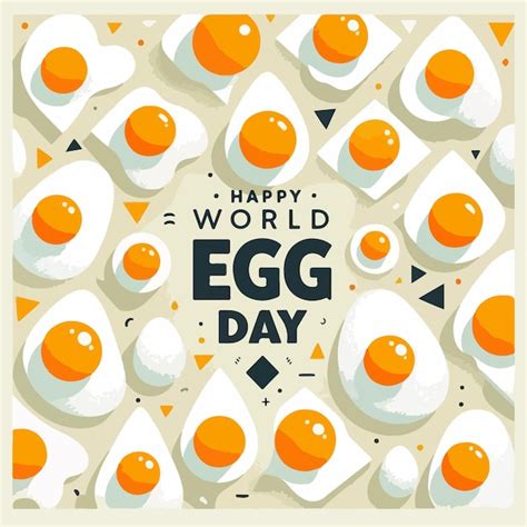 World egg day celebration background banner design illustration ...