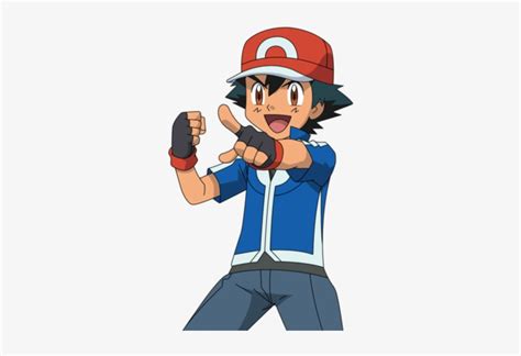 Based On - Ash De Pokemon Xy Png Transparent PNG - 350x494 - Free Download on NicePNG