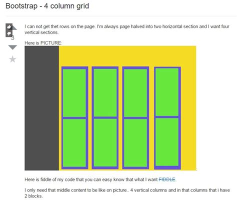 Bootstrap Grid Template