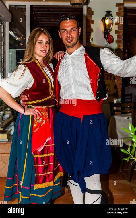 Traditional greek costumes hi-res stock photography and images - Alamy