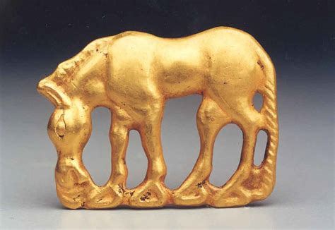 Plaque in the Shape of a Grazing Kulan | Northwest China | Xiongnu culture | The Metropolitan ...