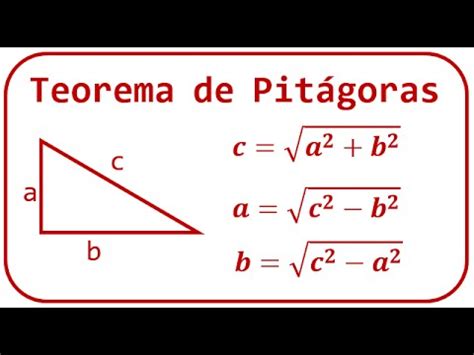 Teorema de Pitágoras - Explicación y ejemplos - [RiveraMath] - YouTube