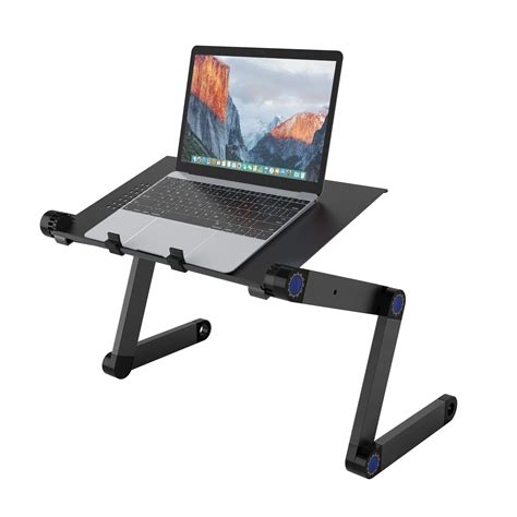 SLYPNOS Portable Adjustable Aluminum Laptop Desk/Stand/Table Vented ...