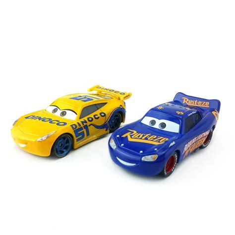 Aliexpress.com : Buy Disney Pixar Cars Fabulous Lightning Mcqueen & Dinoco Cruz Ramirez Metal ...