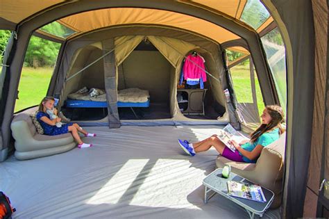 This Giant Family Tent Has Private Bedroom Compartments and a Full Living Area | House tent ...
