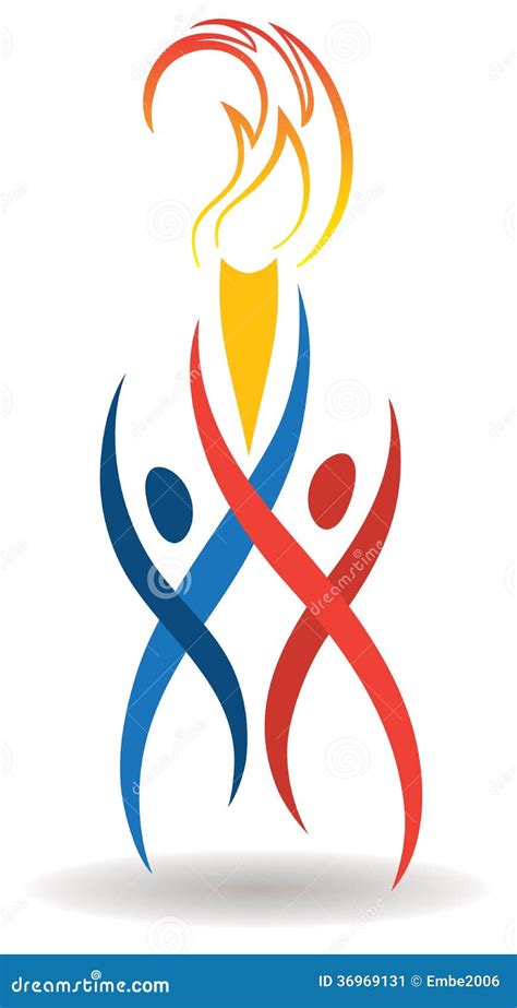 Sports Flame Logo Stock Image - Image: 36969131