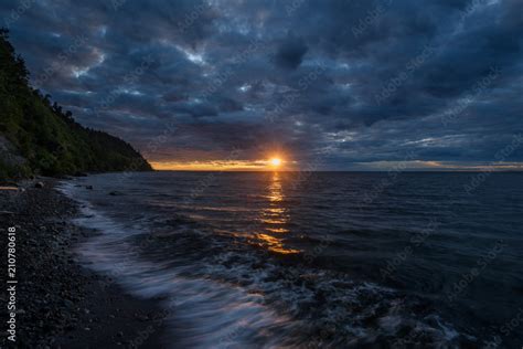 Strait Of Juan de Fuca Olympic Peninsula 2825 Stock Photo | Adobe Stock