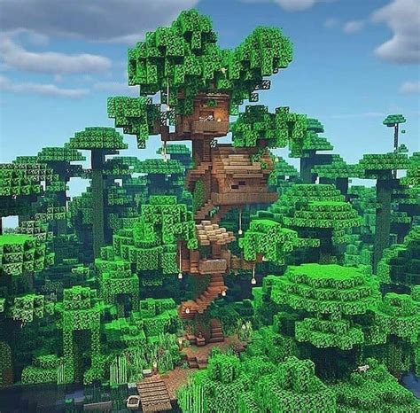 21 Minecraft Treehouse Build Ideas and Tutorials - Mom's Got the Stuff ...