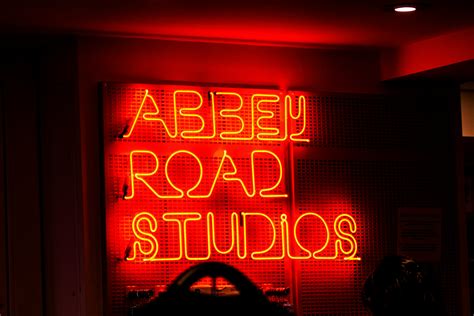 Lighted Abbey Road Studios Neon Light Signage · Free Stock Photo