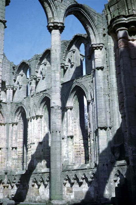 Medieval Fountains Abbey- Ruins of Interior