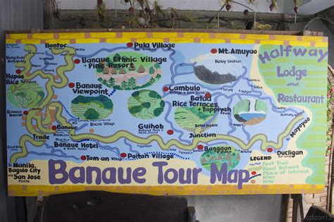 Banaue Rice Terraces Map