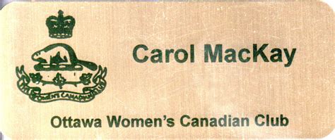 Magnetic Name Tags for Sale – The Ottawa Women's Canadian Club