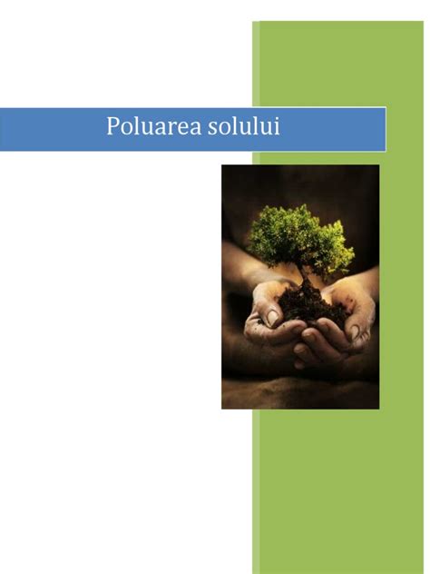 REFERAT Poluarea Solului | PDF