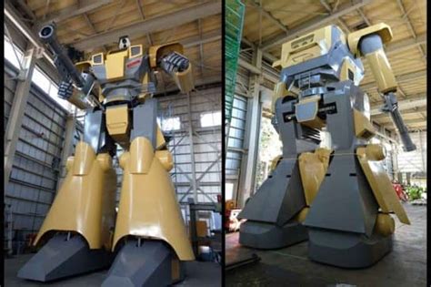 Japanese Engineer Builds A 28-Foot Tall Transformer Humanoid