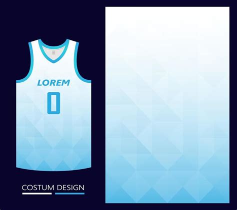 basketball jersey pattern design template. blue abstract background for fabric pattern ...