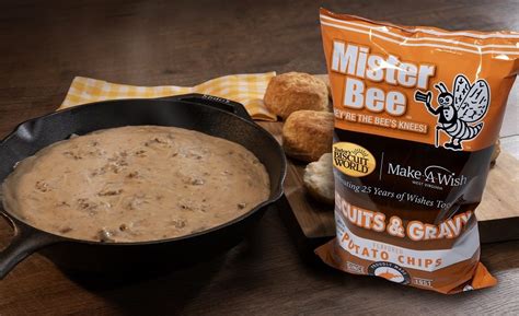 Mister Bee Potato Chips launches Biscuit and Gravy flavor | Snack Food & Wholesale Bakery