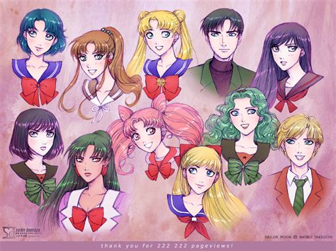 sailor moon characters - Anime Wallpaper (24855117) - Fanpop