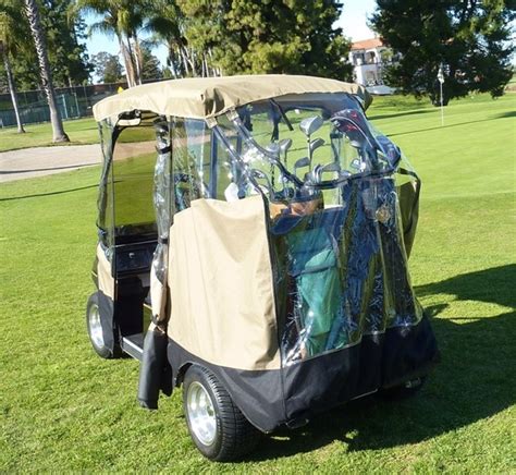 Formosa 2 Seater Enclosure Covers 3 Sided Drivable Golf Cart with ...