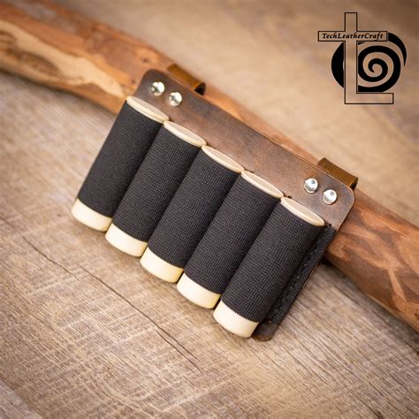 Leather Shotgun Shell Holder for Belt | TechLeatherCraft