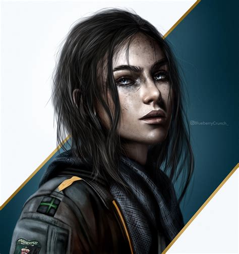 NØKK ( I drew her face like I wanted her to look like :) ) : r/Rainbow6