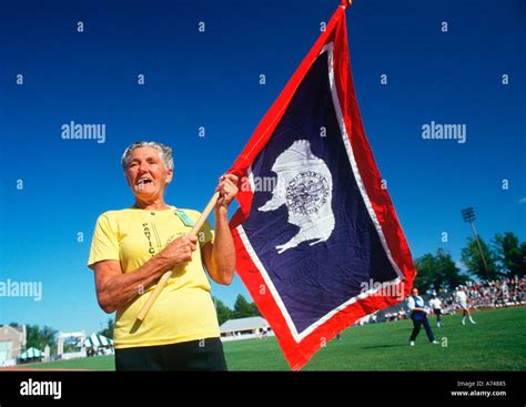 State Flag of Wyoming Stock Photo - Alamy