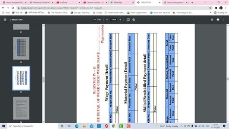 MGNREGA 7 REGISTER MAINTAINING PROCESS - YouTube