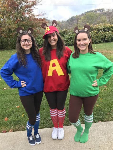 diy alvin and the chipmunks #halloween #diy #womencostume #womens #cute ...