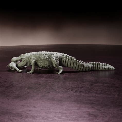 Deinosuchus walking prehistoric crocodile/alligator 1/35 scale - Dino and Dog - Miniatures by ...