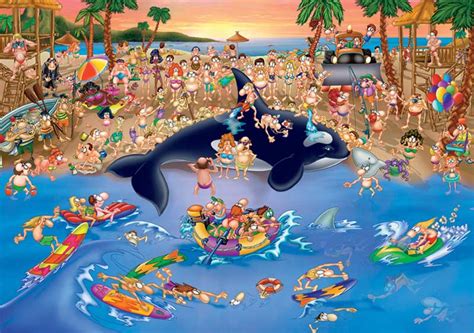 Seaside Antics (Cartoon Collection) Jigsaw Puzzle | PuzzleWarehouse.com