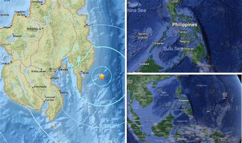 Mindanao earthquake MAP: Where did 6.2 magnitude Philippines earthquake ...