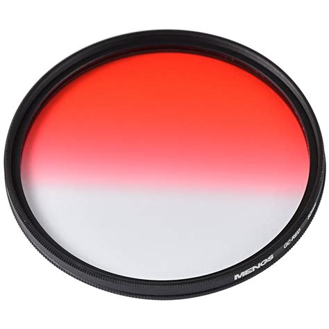 MengsPhoto | MENGS® 82mm Graduated RED Lens Filter With Aluminum Frame ...