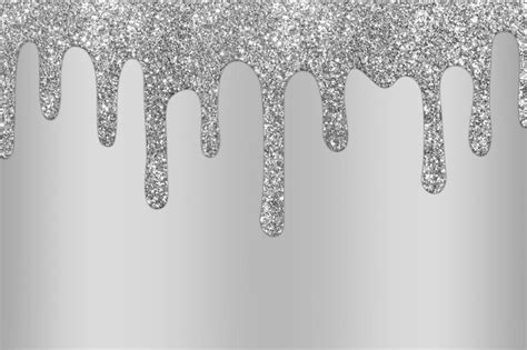 Premium Photo | Silver dripping glitter background Dripping Glitter Background