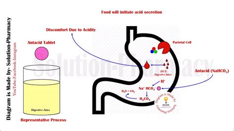 Antacid Mechanism of Action | Antacid Pharmacology in Peptic Ulcer | Antacid Animation Video ...