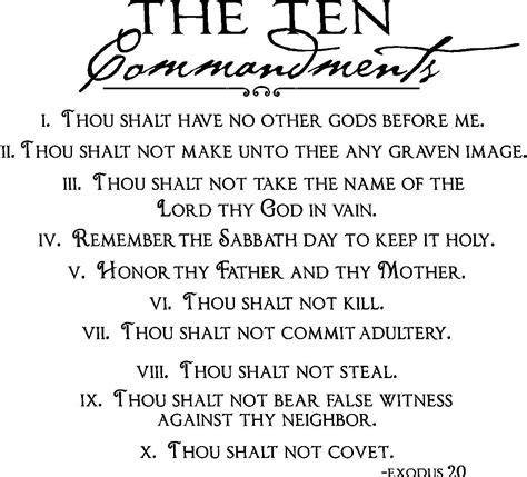 Ten Commandments Quotes. QuotesGram