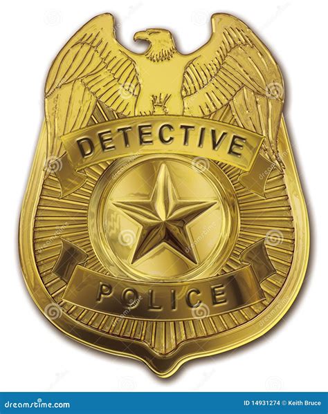 Detective Police Badge Stock Images - Image: 14931274