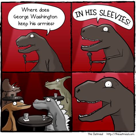 Tyrannosaurus Standup - The Oatmeal