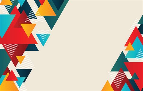 Triangle Geometric Pattern Wallpaper