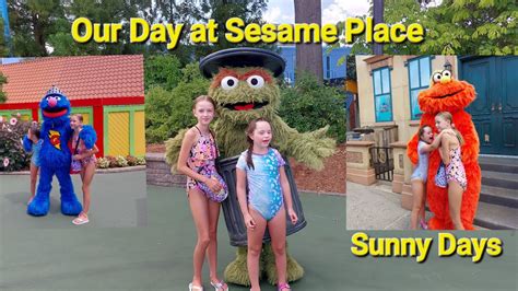 Our Day at Sesame Place Sesame Street Character Meet & Greets Parade Water Park Fun 08/16/2023 ...